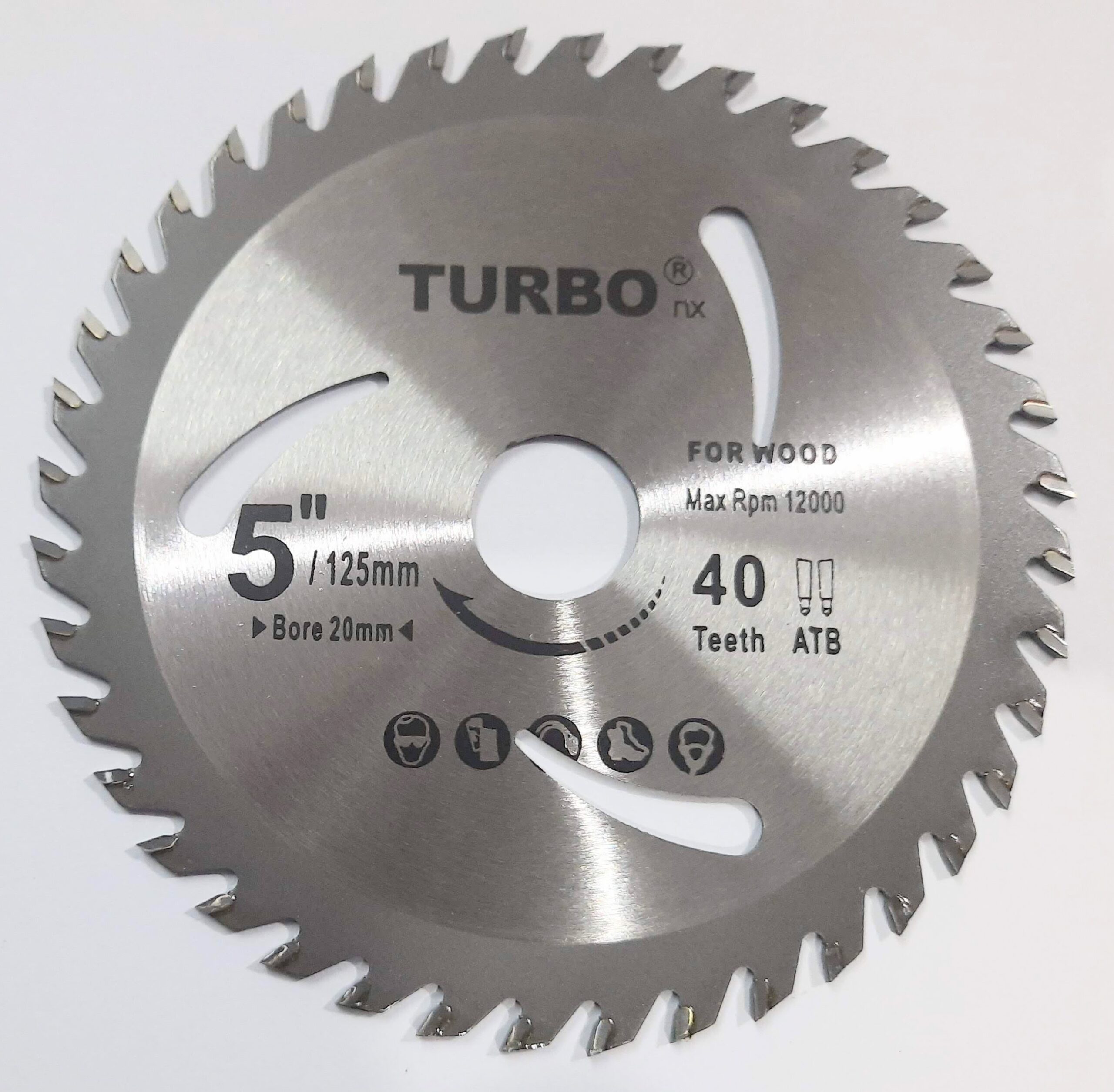 Turbo 125mm TCT Saw Blade (Pack Of 2)