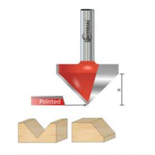Universal V Groove Router Bit (443 - 449B)