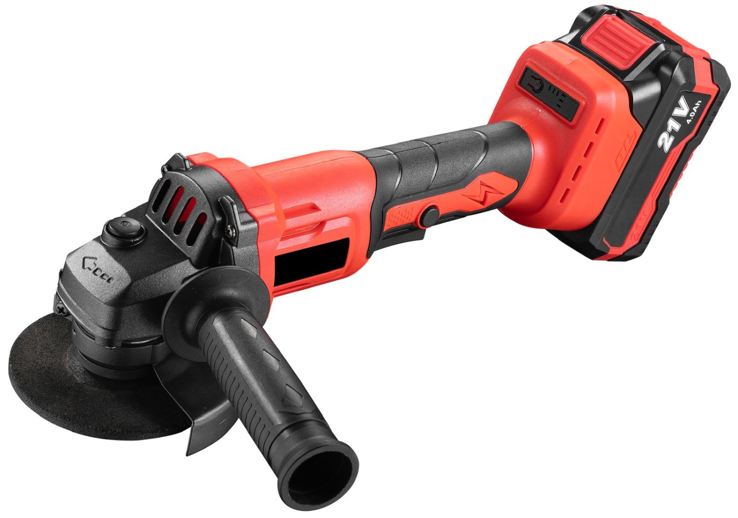 MasterPro 21V Cordless Angle Grinder 115mm with Variable Speed and 3.0AH Li-ion Battery